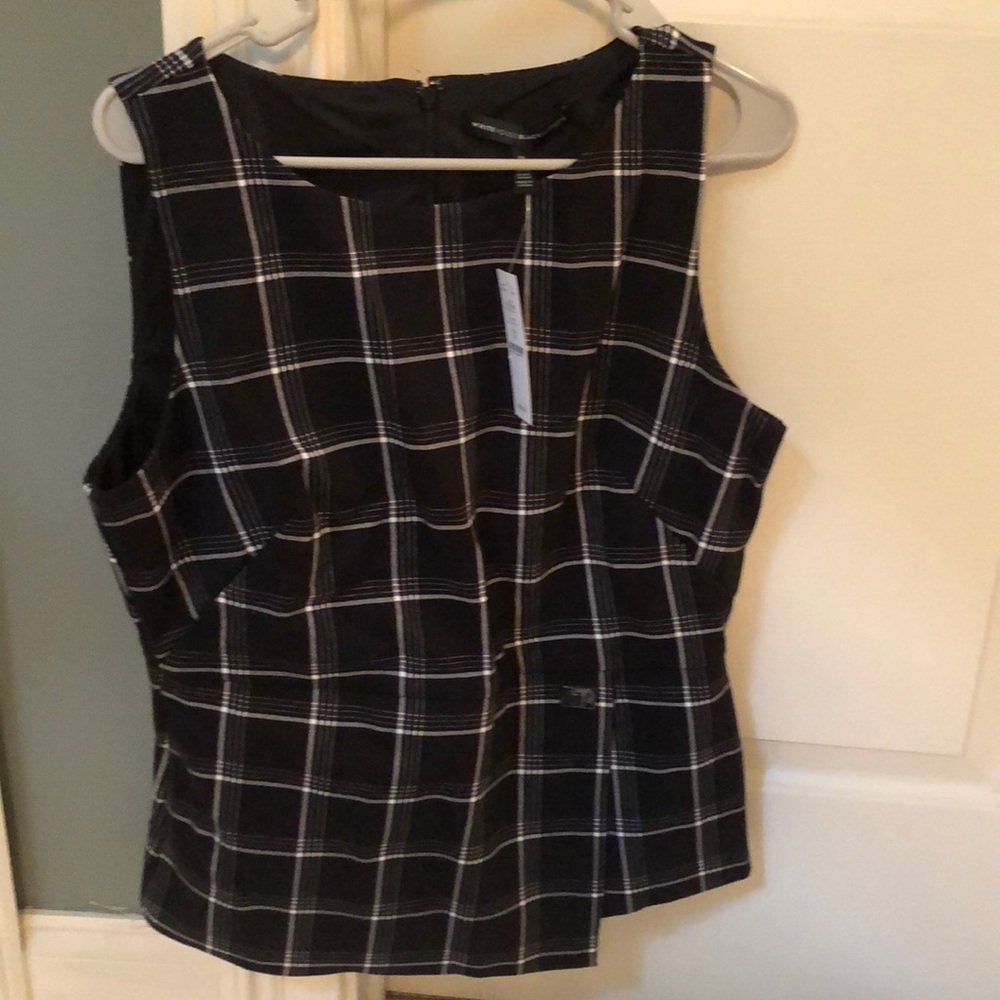 WHBM top Zip Back